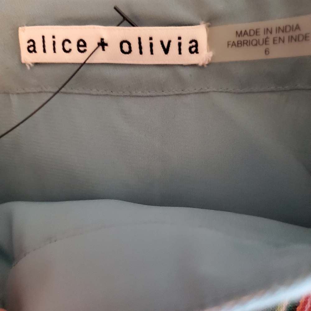 Alice + Olivia Riley Embroidered Beaded - Picture 7 of 7